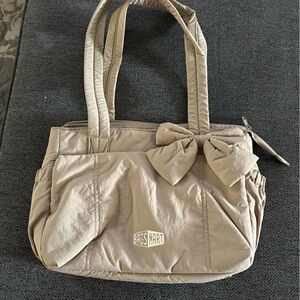 BAGSMART Women's Cream Shoulder Bag